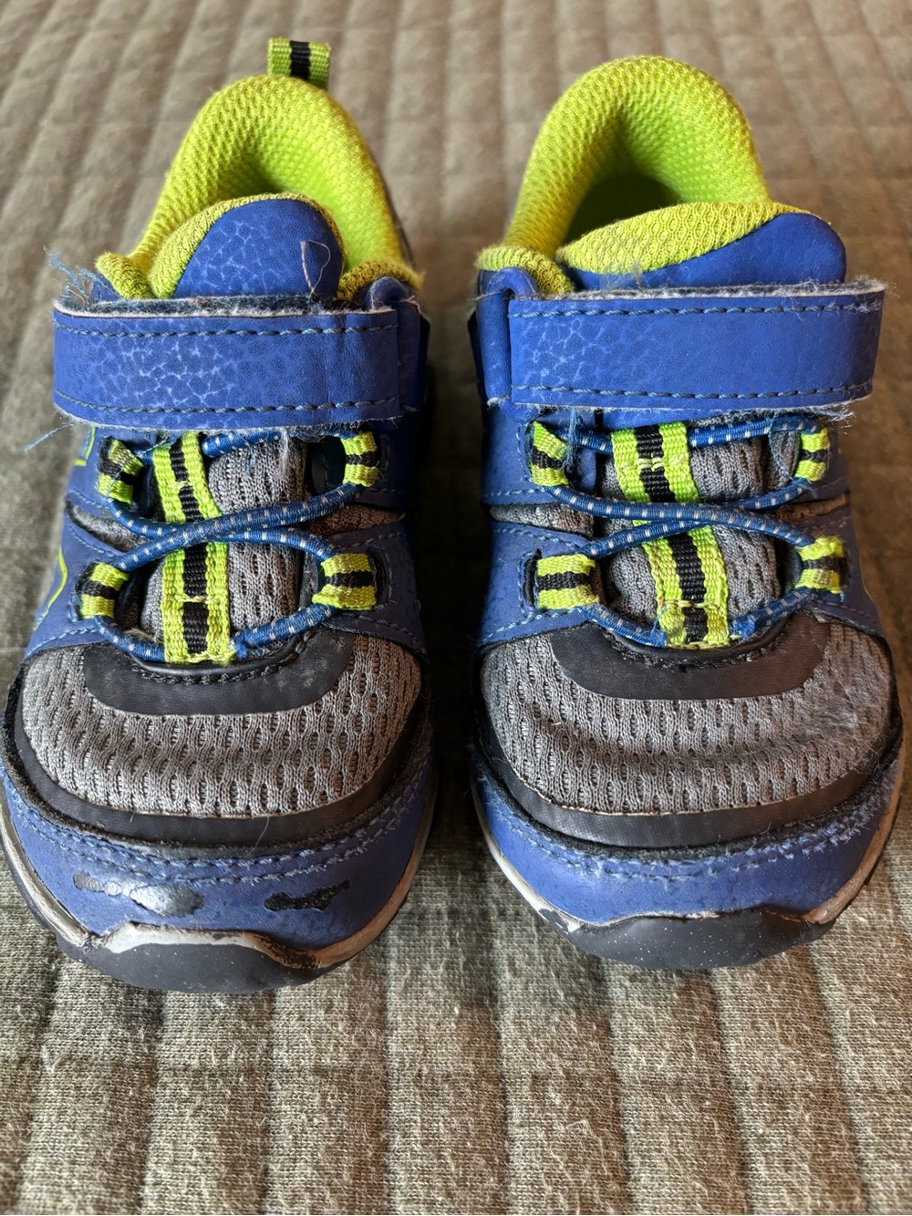 Merrell Kids Sneakers Toddler Tennis Shoes size 6.5 in Navy Gray Neon